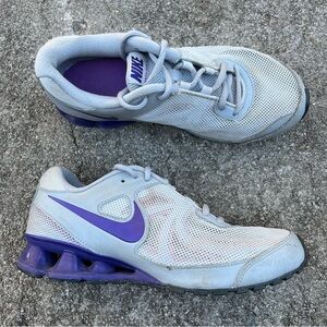 Nike Reax Running Gray Purple Athletic Sneakers 525755-006 7.5 women’s